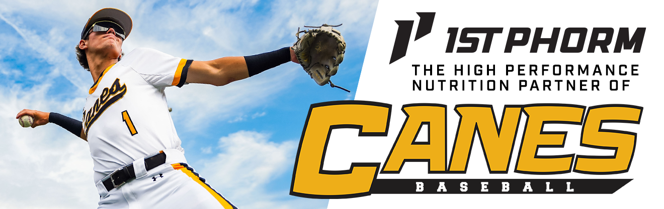 1ST PHORM CANES BASEBALL BANNER V1